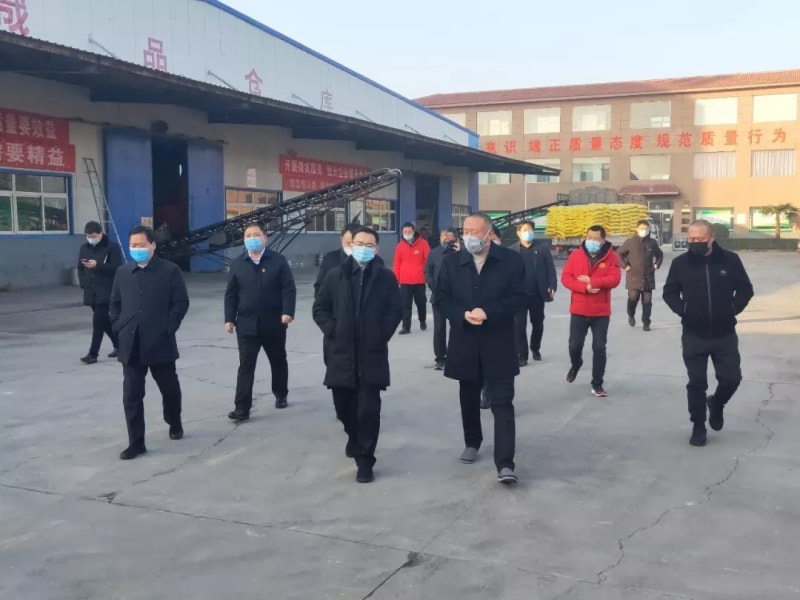 縣長申琳調(diào)研旭瑞集團(tuán)疫情防控、復(fù)工復(fù)產(chǎn)情況！